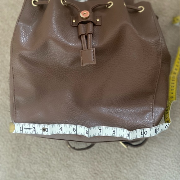Brown Matt & Nat vegan leather backpack - Picture 8 of 12